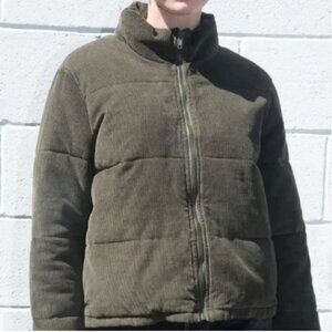 ❌SOLD❌ Brandy Melville | Macy Corduroy Puffer Jacket